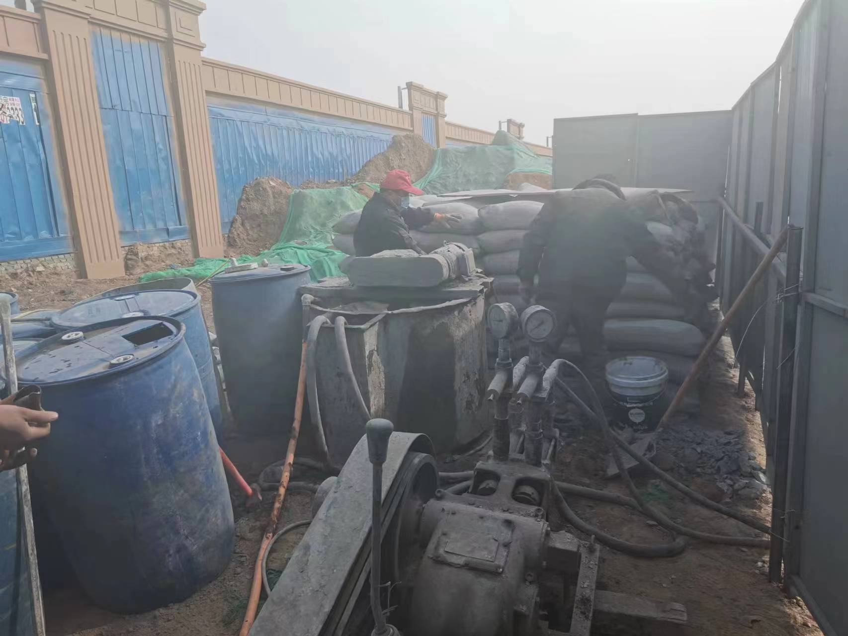 子洲房屋下沉注浆